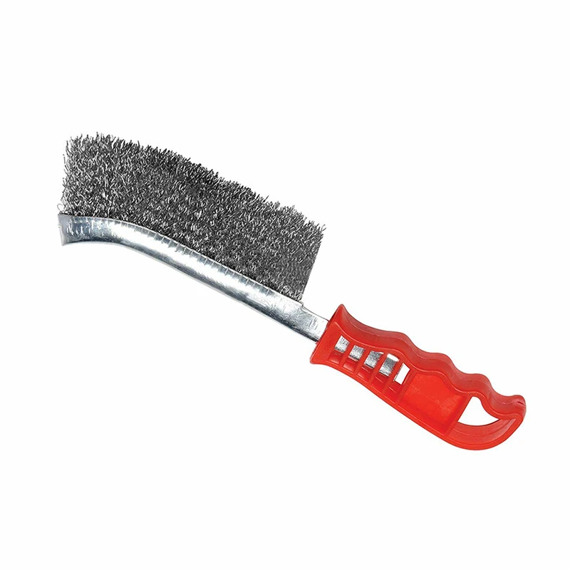 

Set Of 2 Wire Brush Brass & Steel Cleaning Rust Paint Removing Remover Tool