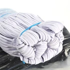 Эластичная лента для шитья, 3456810 мм, белаячерная