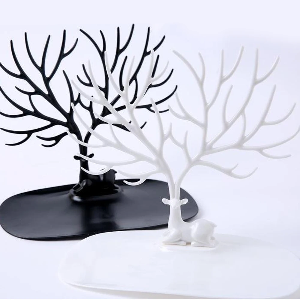 Стеллажи для ювелирных изделий в форме дерева оленя вешалки хранения серег