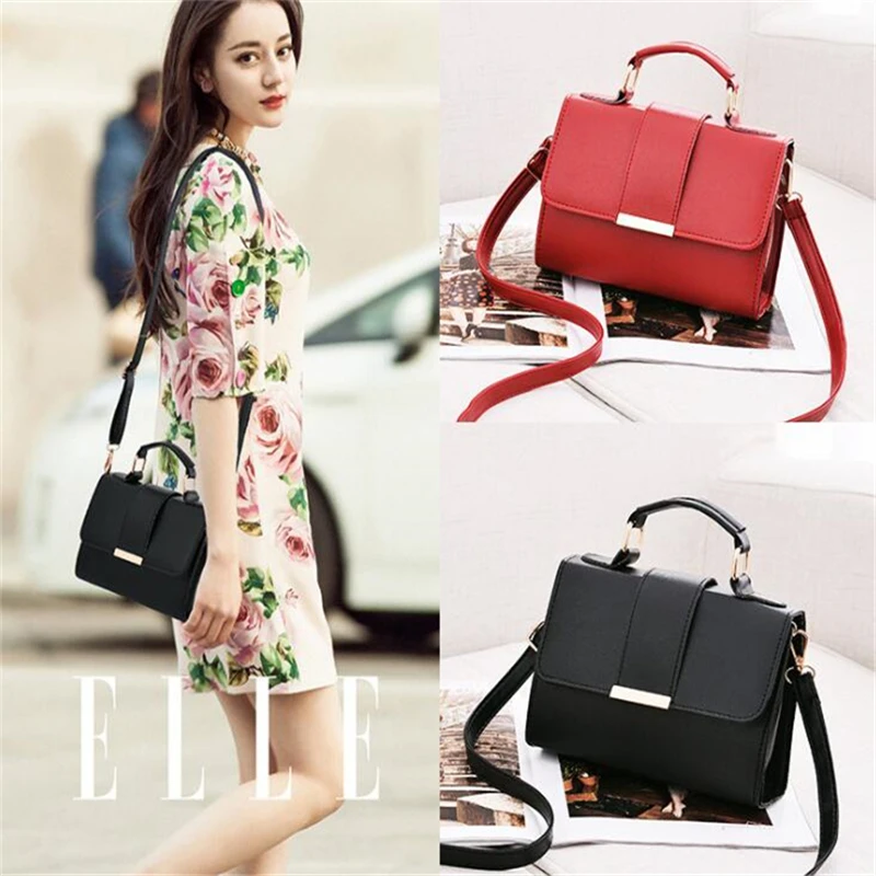 

Vintage Women Handbags Famous Fashion Brand Candy Shoulder Bags Ladies Totes Simple Trapeze Women Messenger Bag