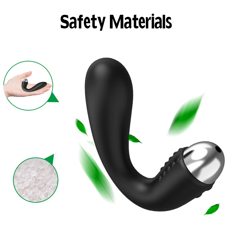 10 скоростей Силиконовый анальный вибратор мужской массажер простаты анальные