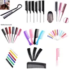 1 шт. Профессиональный термостойкий металлический штыревой Антистатический гребень для салонного расческа щетки для волос