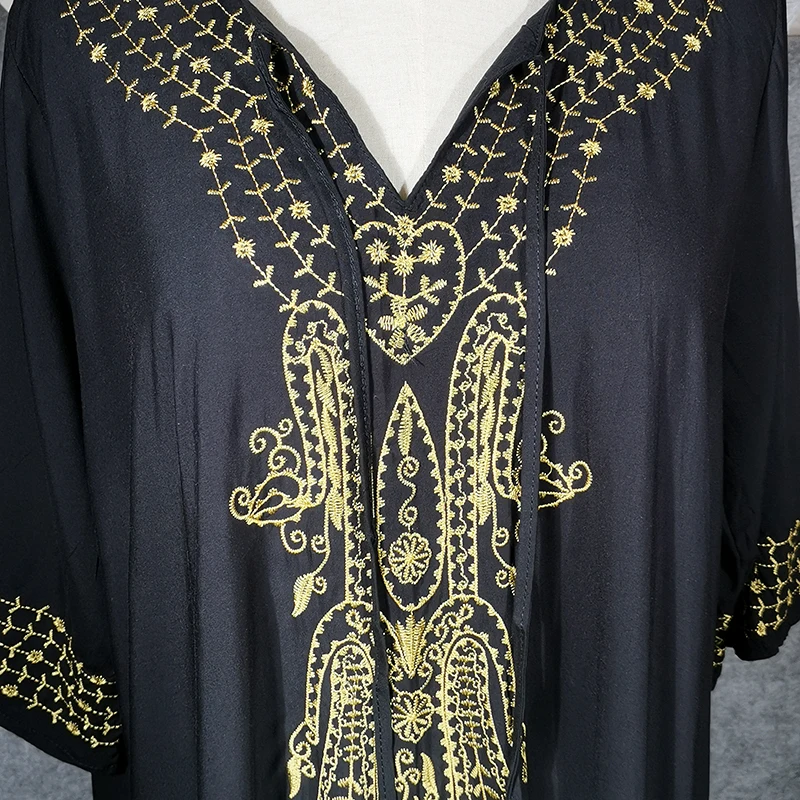 Новое пляжное платье накидка с вышивкой Пляжная белое платье-саронг пляжный