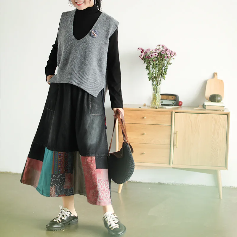 Осенняя юбка женская модная повседневная джинсовая 2019 новая для женщин с