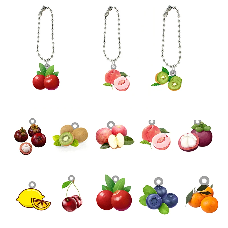 Новые акриловые брелки с бусинами и шариками цепочка из эпоксидной смолы