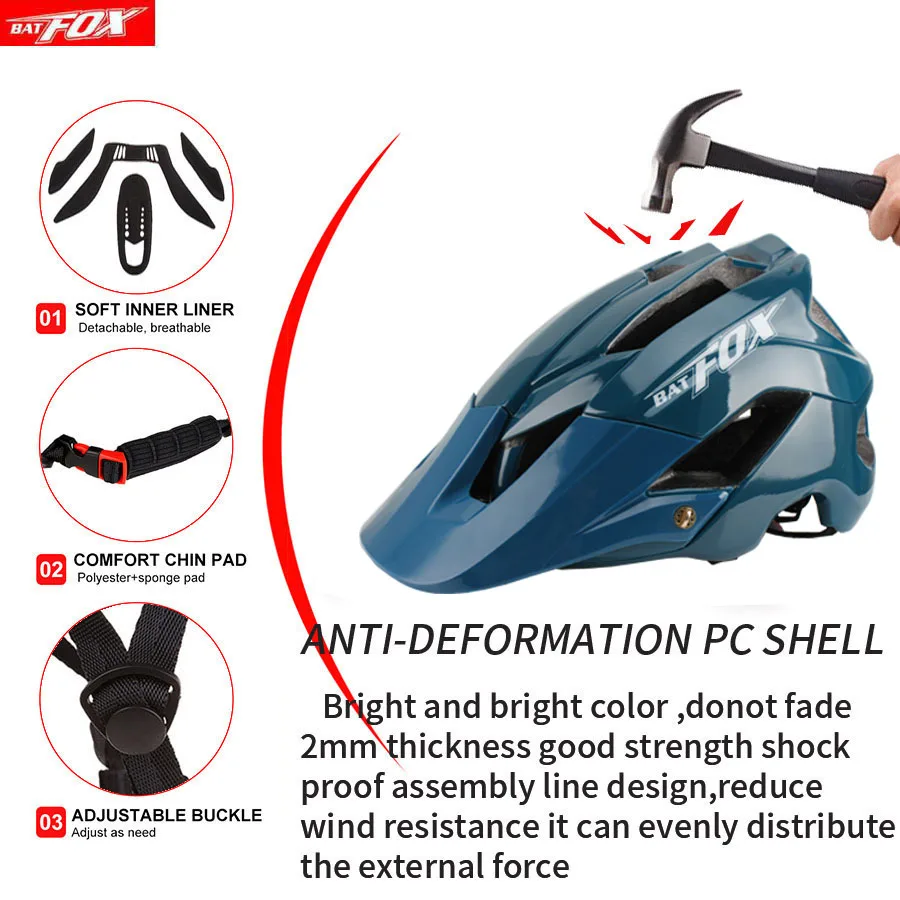 BATFOX велосипедный шлем casco MTB велосипедный шлем профессиональный дорожный велосипедный шлем для женщин ультралегкий цельный спортивный шлем