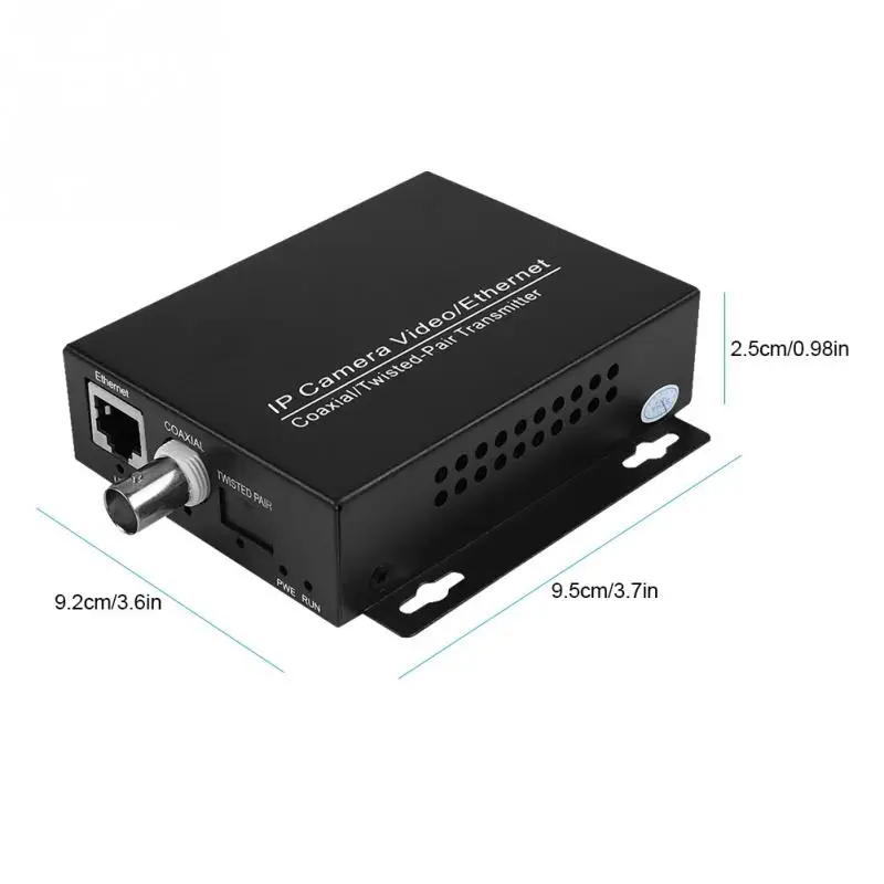 

1Pair Ethernet IP Extender Over Coax HD Network Kit EoC Coaxial Cable Transmission Extender for Security CCTV Cameras