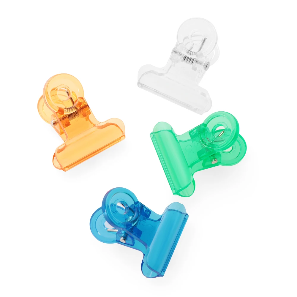 5 шт. акриловый пластиковый зажим для ногтей с изогнутыми концами портативные