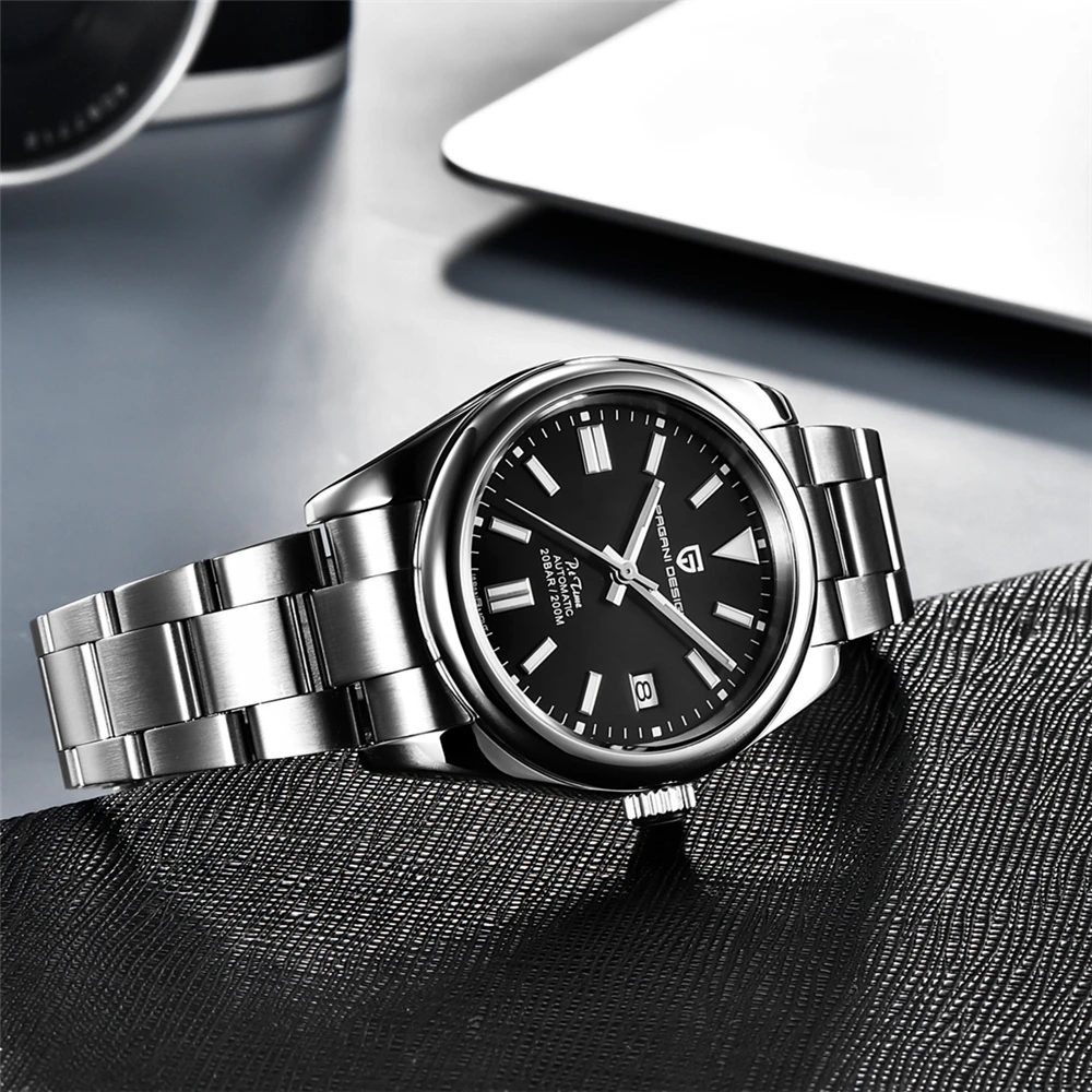 

PAGANI Design 2021 New Men Manicure Watch NH35A Sapphire Automatic Business Watch Men 200m Waterproof Diving Watch reloj hombre