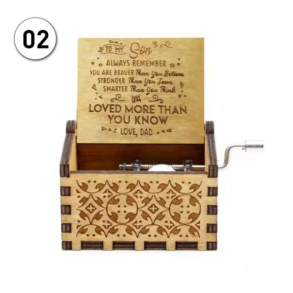 Ручная работа искусственная деревянная музыкальная шкатулка ручной работы You Are