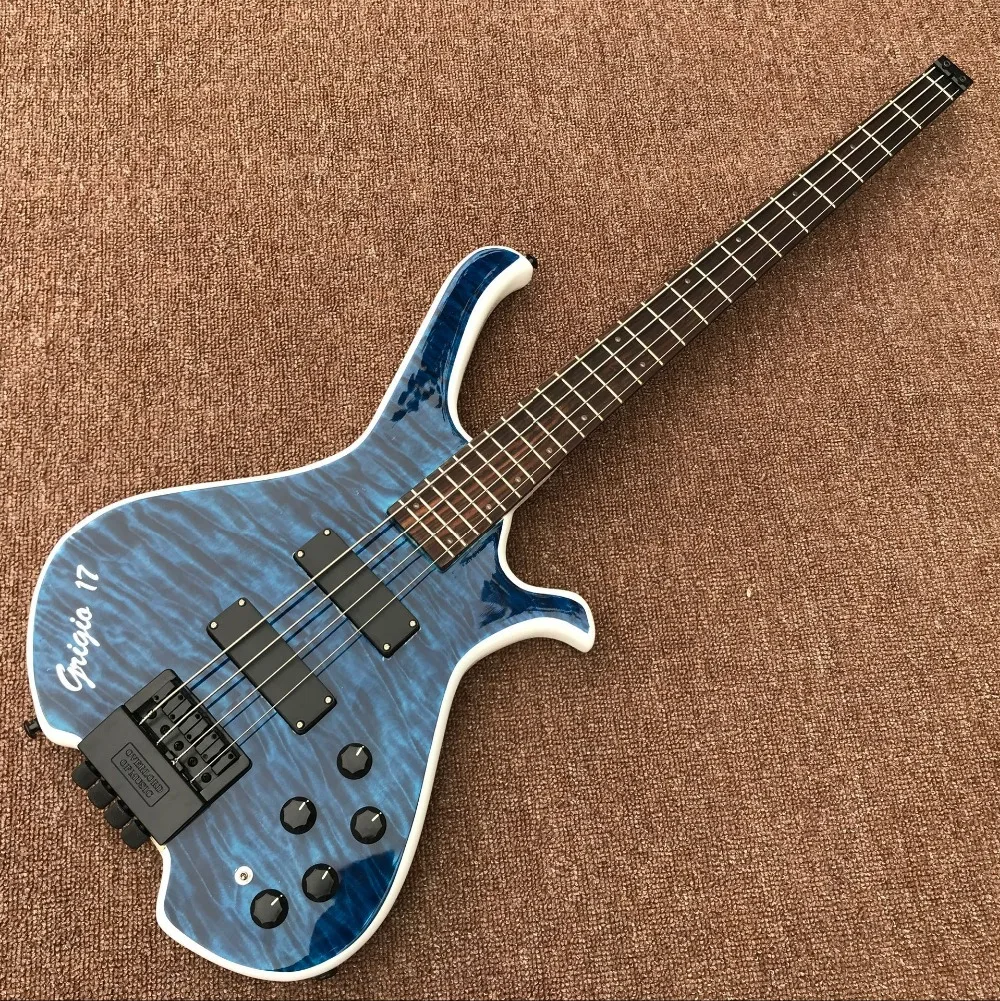 

Изготовленный на заказ магазин, трудолюбивые 4 струны для электрической бас-гитары Гитары. Гриф из красного дерева Гитары ra, синий цвет Плам...