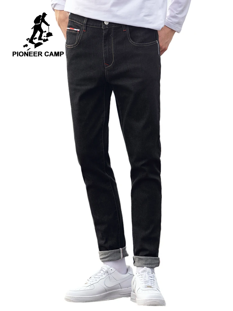 Pioneer Camp мужские черные джинсы осенние классические высококачественные брюки