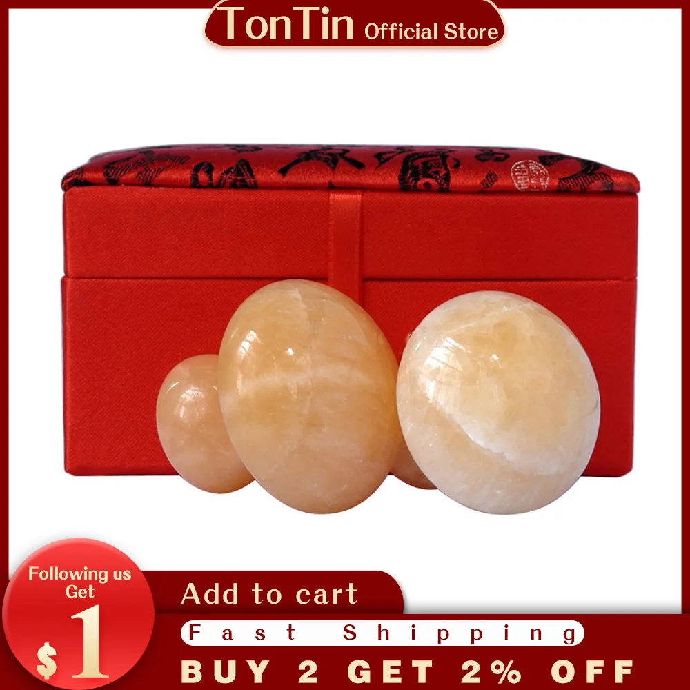 Традиционный массажный инструмент красоты лица натуральный желтый нефрит