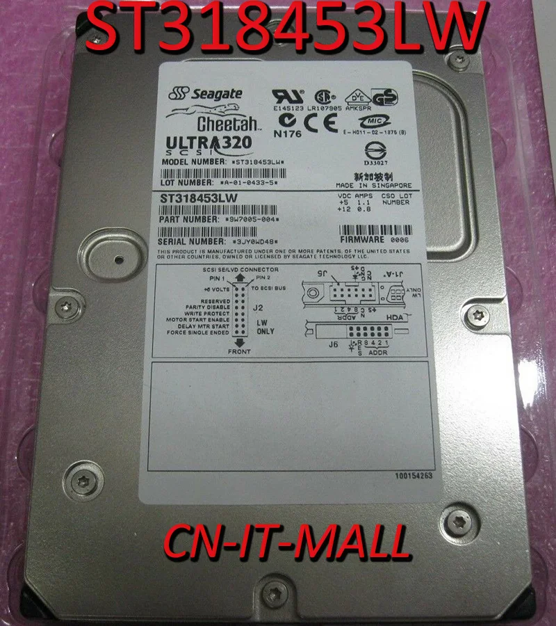 

Seagate Cheetah ST318453LW 18.4GB 15000 RPM 8MB Cache SCSI Ultra320 68pin 3.5" Hard Drive