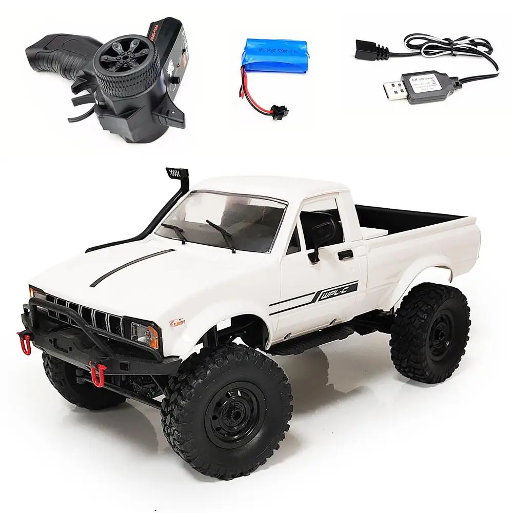 WPL C24-1 4WD 1:16 машинка на радиоуправлении 2 4G RC пропорциональный Управление