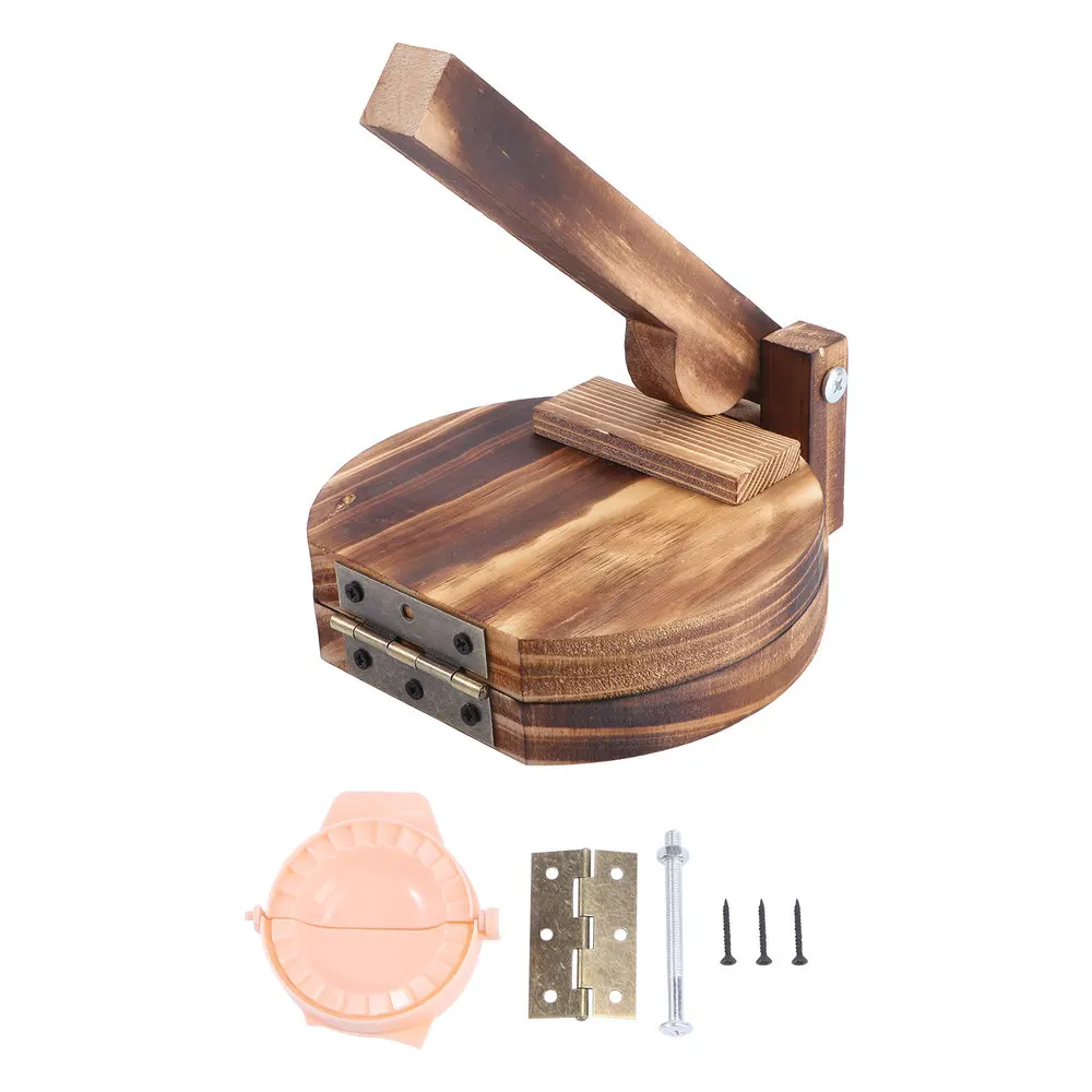 

1pc Wood Dumpling Pressing Tool Dough Presser Dumpling Wrappers Presser