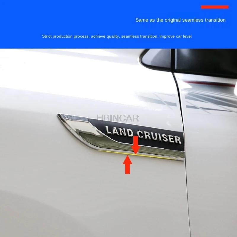 Для Toyota Land Cruiser Prado 2010-2020 боковая фурма декоративные наклейки маркировка внешняя
