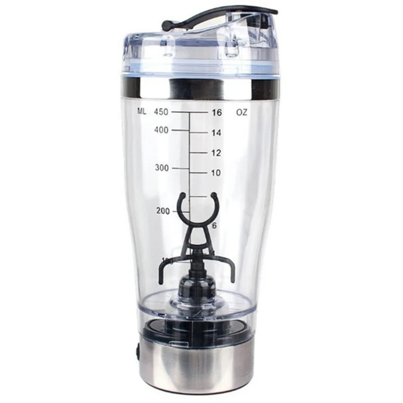 

450Ml Automatic Portable Stirring Blender Battery Powered Self Stirring Milk Shake Cup Electric Coffee Cup Smart Water Bottle