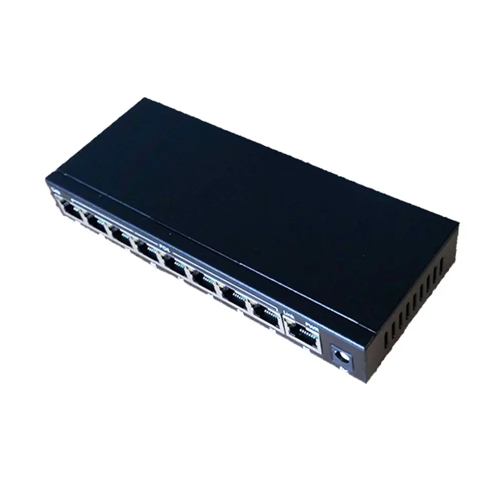 9 портов Ethernet IEEE802.3af POE переключатель ip телефон камера светодиодный экран Потолок