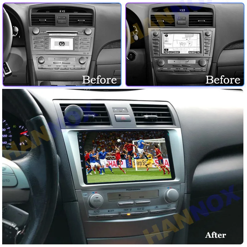 

HANNOX 9 дюймов автомобиля радио для Toyota Camry 6 XV 40 50 2006 2007 2008 2009 2010 2011 мультимедийный видеоплеер навигации GPS 2din автомобильный dvd