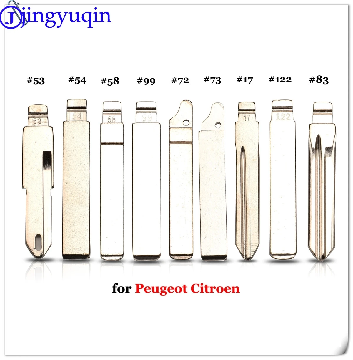 Флип ключ jingyuqin VA2 HU83 SX9 #17 #53 #54 #58 #72 #73 #83 #99 #122 для Citroen C4L Triumph Peugeot 307 207 пустой Клинок