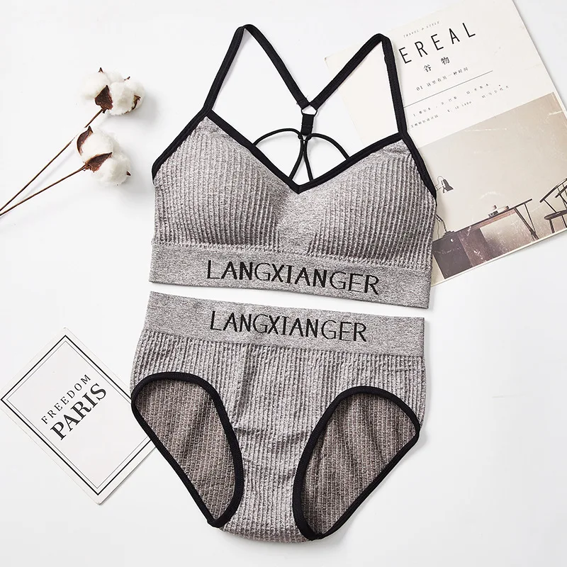 Женский комплект нижнего белья из бюстгальтера пуш-ап без косточек - купить по