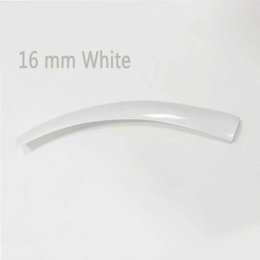 16mm white 32,8фт 10 м длина 16 мм/19 мм ширина Пластиковые Т-образные формы для аркадных игр MAME машина шкаф хром/черный - Цвет: 16mm white