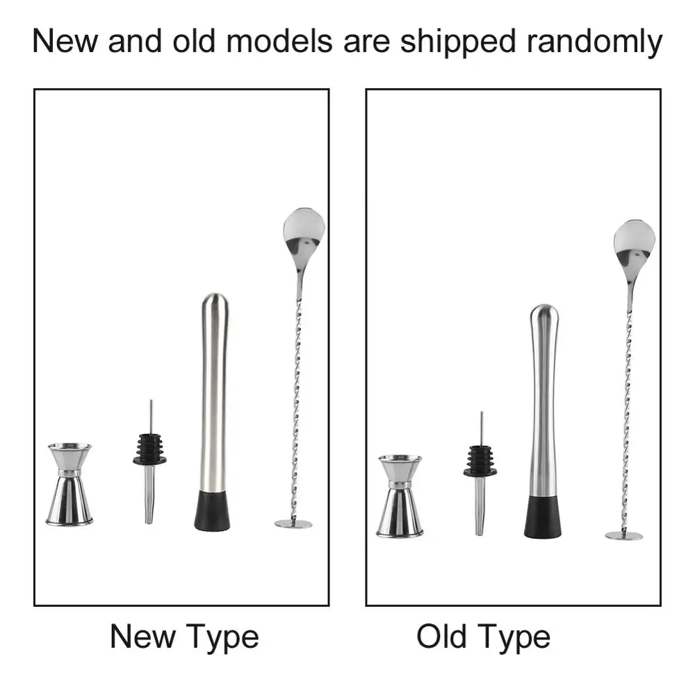 Горячие 4 шт набор прочный нержавеющая сталь шейкер смеситель бармен