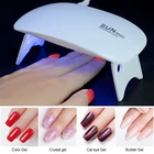 Лампа УФ светодиодный Clou Beaute для сушки ногтей, портативная сушисветильник для ногтей, 6 Вт, USB интерфейс, ногти гель лак, инструменты для дизайна ногтей