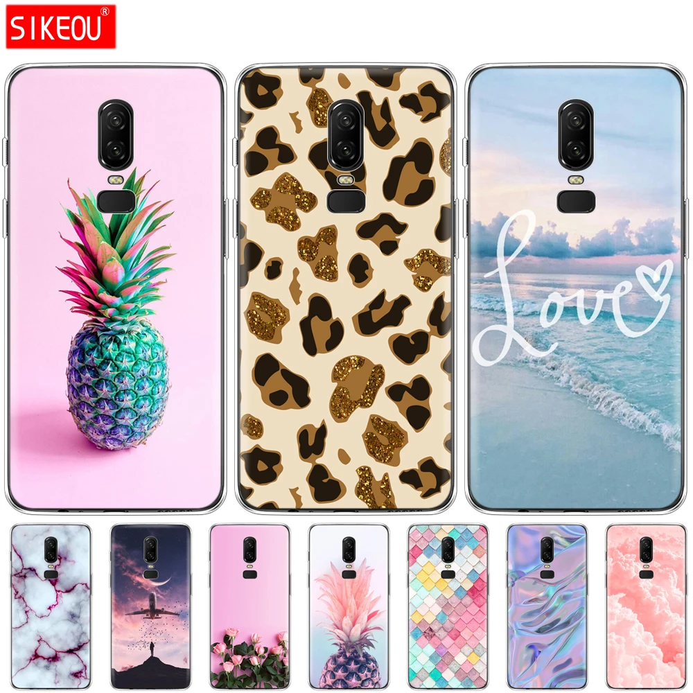 Чехол-накладка для Oneplus 6 One Plus мягкий силиконовый прозрачный чехол из ТПУ