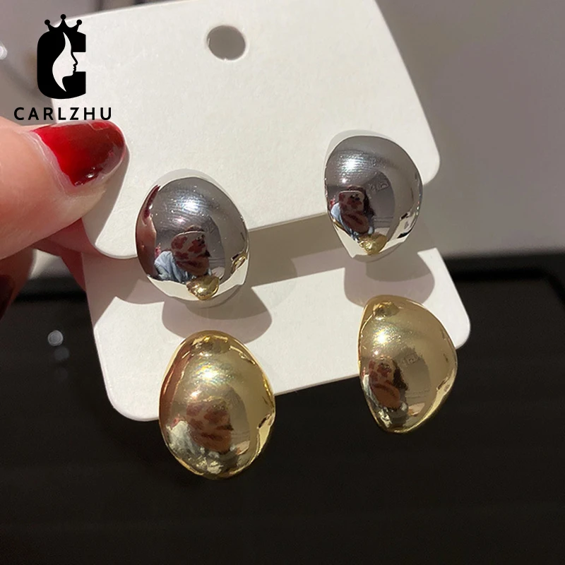 

Золотистые и серебристые металлические серьги-гвоздики в форме капли воды, минималистичные фотосерьги для женщин, ювелирные изделия для ве...