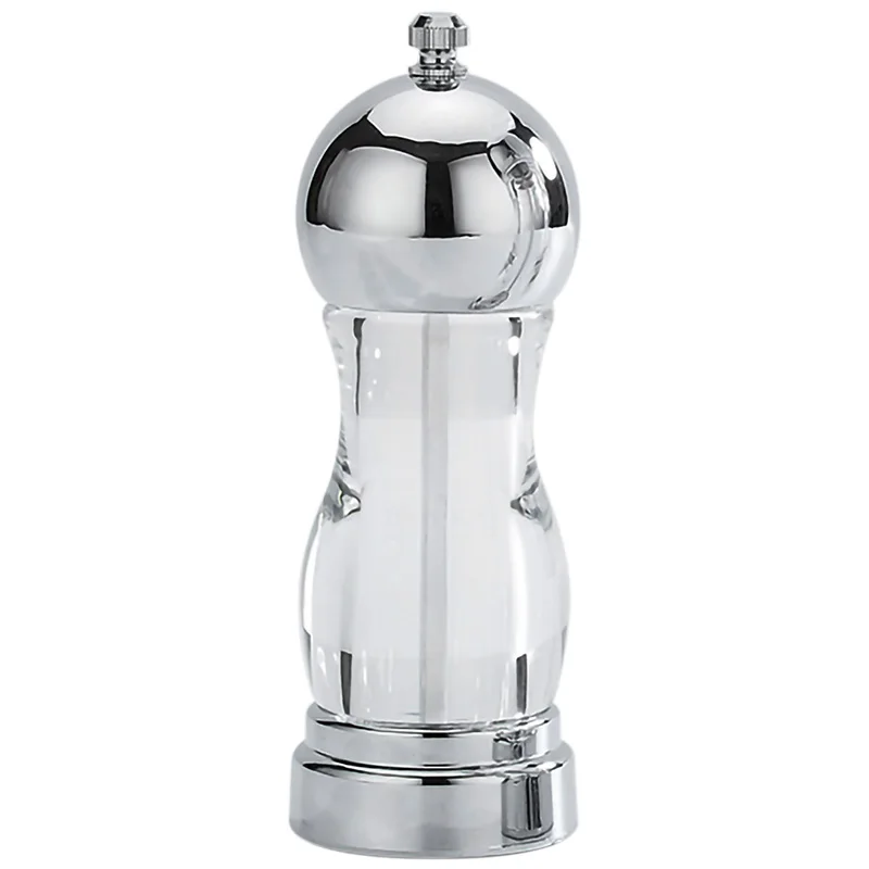 Нержавеющая сталь мельница для соли и перца шейкеры акриловый корпус специй