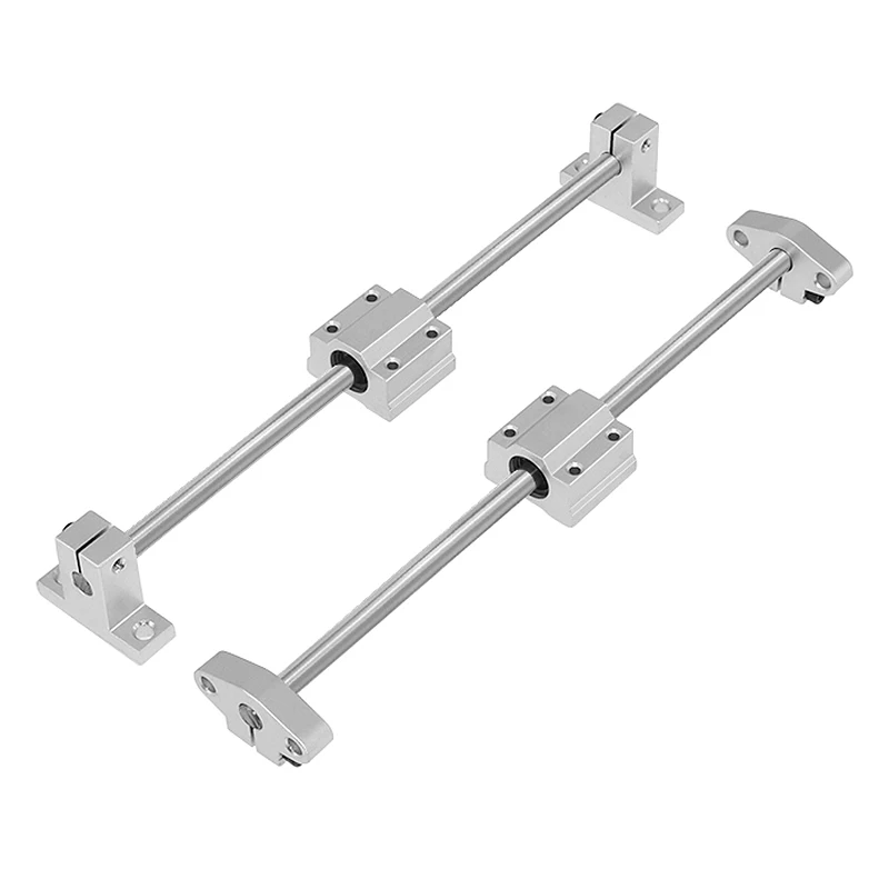 D8mm 8mm Horizontal Double Track Lead Screw Coupling Bearing &amp Linear Shaft Optical Axis Set | Электроника