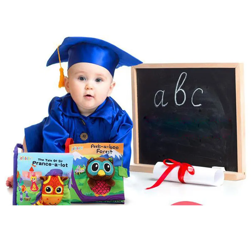 Милые игрушки для малышей в семейном стиле мягкие тканевые книги новорожденных