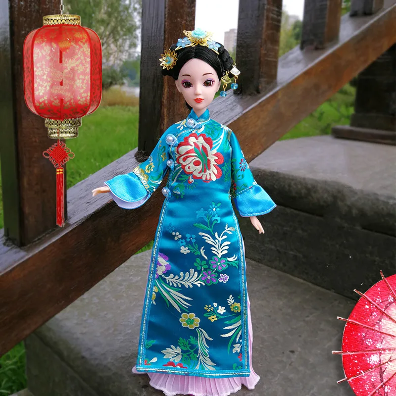 Китайские оперные куклы Qinggong древний Императорский набор одежды 12 суставов
