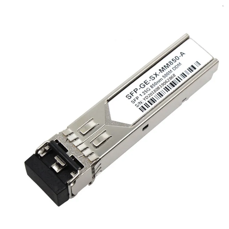 

SFP-GE-SX-MM850-A 1.25G 850nm 0.55km LC Optical Fiber Transceiver Compatible With For Huawei Cisco Switches