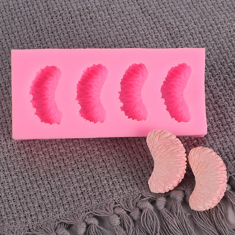 4 отверстия очищенные оранжевые формы антипригарные силиконовые для торта