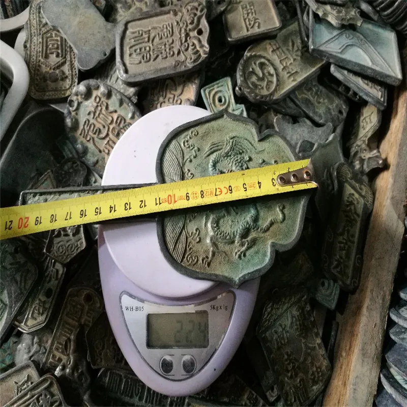 Старые китайские Бронзы геомантические зеркальные бронзы дракона и феникса | Дом
