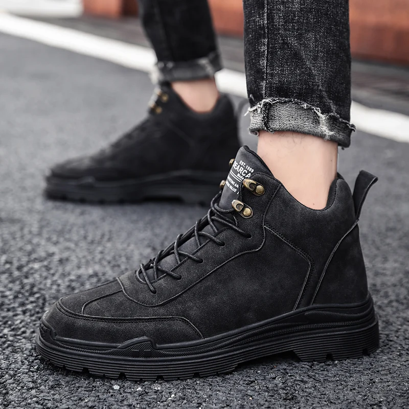 

Zapatos Casuales Para Hombre De Cuero Man Shoes Casual Men Zapatos Informales De Hombre Sport Fashion Sneaker Male Leisure Black