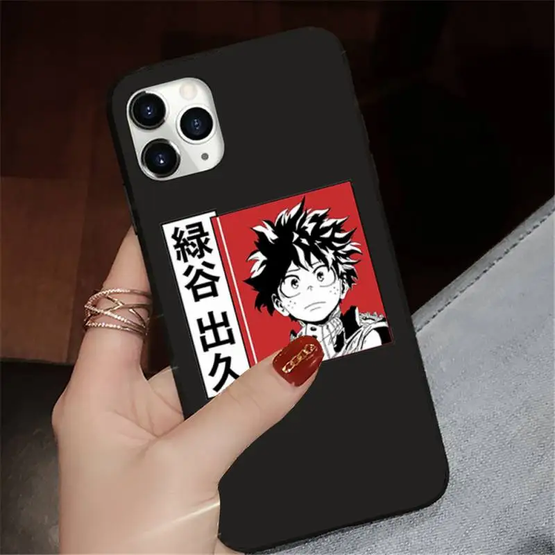 Чехол для телефона с аниме Моя геройская Академия iPhone 13 7 8 11 12 X XS XR Pro max Samsung A S 9 71 10