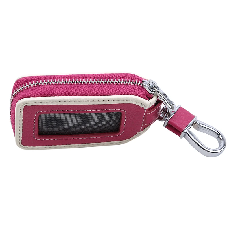 

Leather Car Key Wallets Men/Women Housekeeper Keys Organizer Keychain Cover Zipper Keys Case Bags Pouch Key Holder