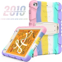 child case for ipad mini4 7 9three layer hybrid hard plastic cover for ipad mini5 new tablet protective sleeve bracket function