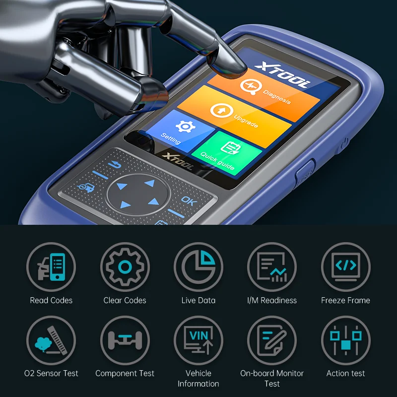 XTOOL A30PRO Bluetooth OBD2 Профессиональный диагностический инструмент Авто OBD считыватель