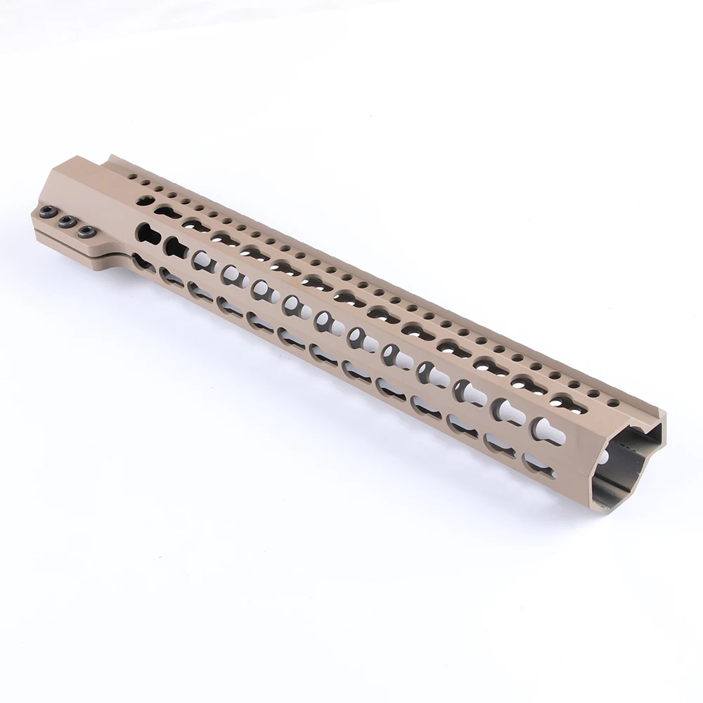

Tactical 13.5/15 inch Clamping Style Free Float Handguard Rail Keymod Picatinny Mount System Fit Rifle AR15 M4 .223/5.56 Hunting