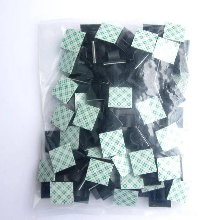 

10pcs WCL-3 Cable Clamp Self Adhesive Wire Tie Fix Clip Car Cord Organizer Line Bracket Holder Management Fasteners White Black