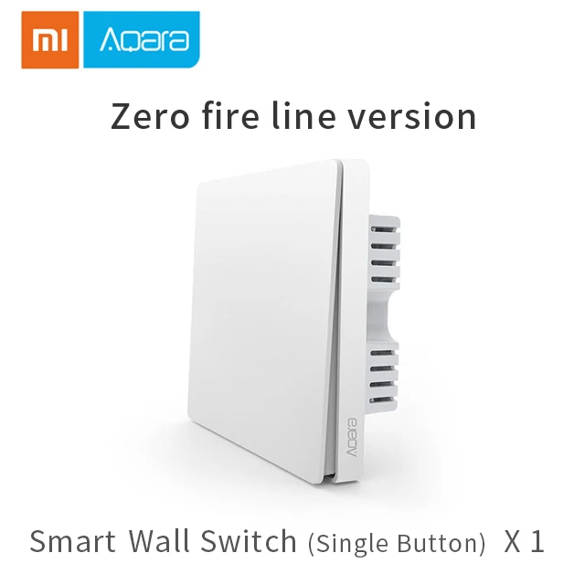 Zero fire single Xiao mi Aqara умная камера G2 шлюз версия беспроводной настенный выключатель Умный дом настенная розетка mi датчик двери окна датчик человеческого тела - Цвет: Zero fire single