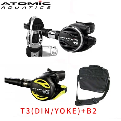 ATOMIC T3 B2 NiteScuba регулятор для дайвинга для подводной фотографии Atomic T3 первый и второй этап акваланга DIN - Цвет: ATOMIC T3 B2
