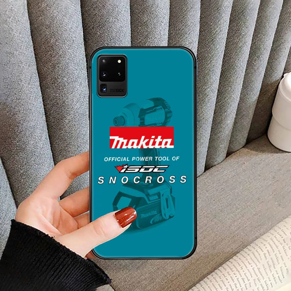 

Makita Toolbox Phone Case Cover For For SamSung Galaxy S Note 7 8 9 10 20 Uitra Plus E Lite Black black Prime Trend Cell Luxury