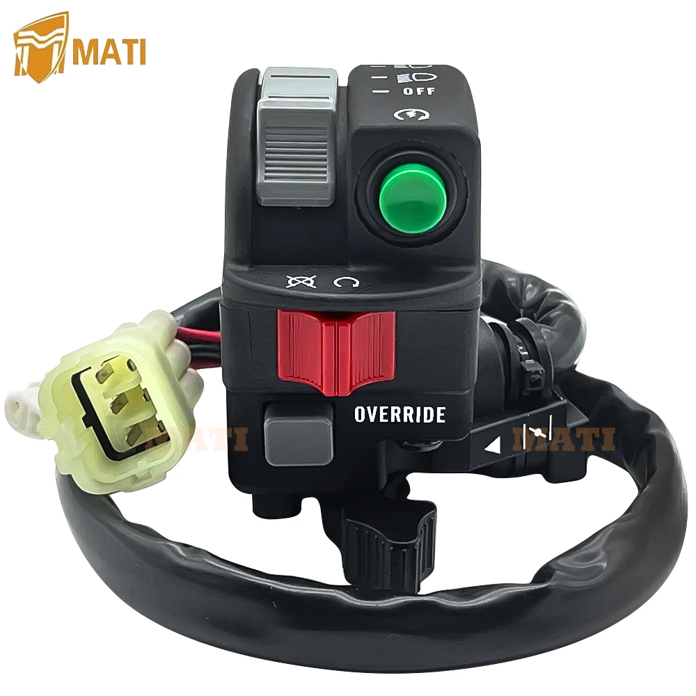 Левый переключатель на руль старт стоп-фара для Kawasaki Brute Force 650 750 степный 700 KVF650 KVF700