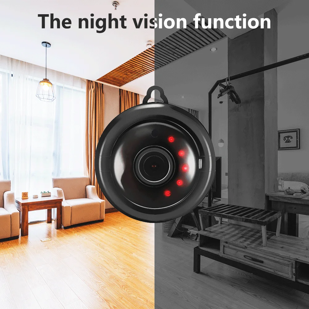 Камера Wifi мини IP HD1080P Домашняя безопасность беспроводная маленькая CCTV